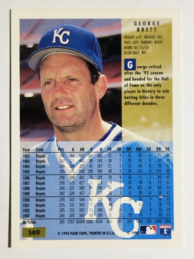 1994 Fleer #149 George Brett