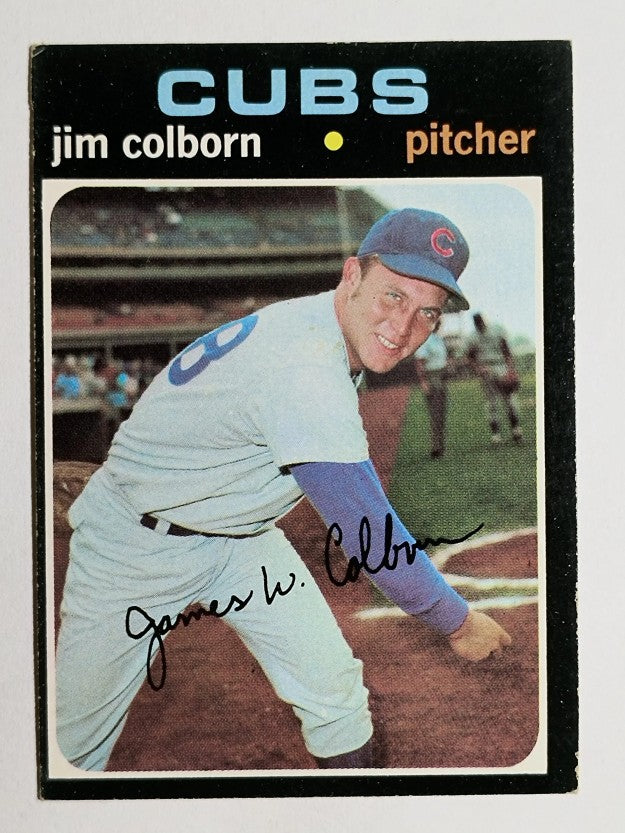 1971 Topps #38 Jim Colborn RC (EX)