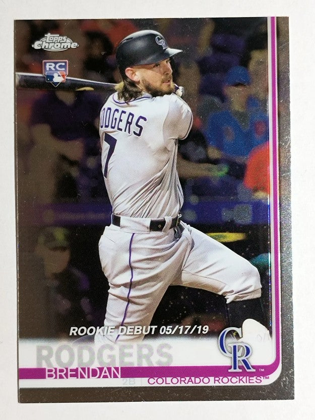2019 Topps Chrome Update #63 Brendan Rodgers RD