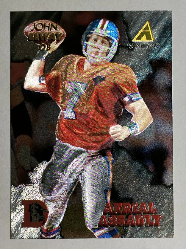 1995 Pinnacle Club Collection Aerial Assault #AA14 John Elway