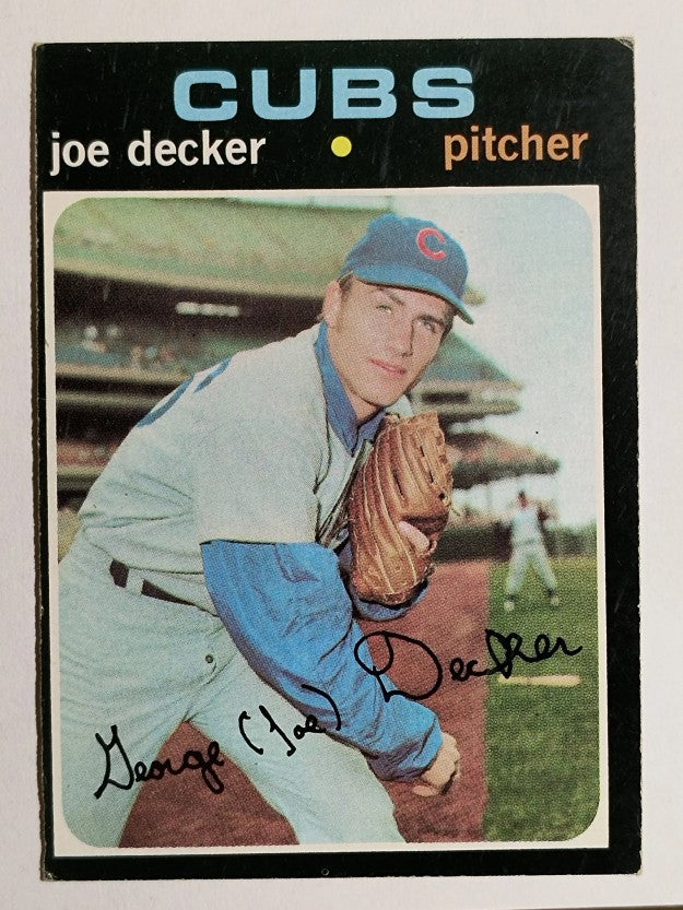 1971 Topps #98 Joe Decker RC (VGEX)