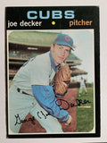 1971 Topps #98 Joe Decker RC (VGEX)