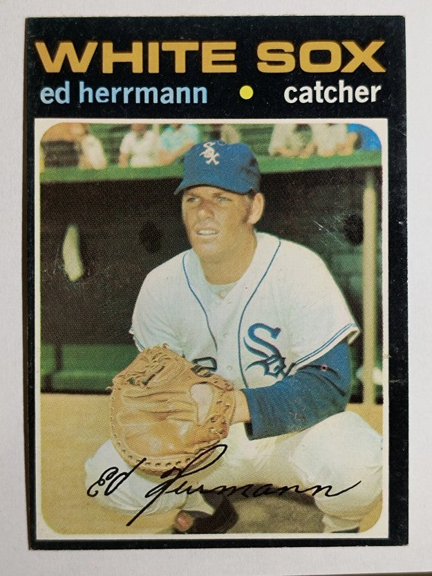 1971 Topps #169 Ed Herrmann (VGEX)