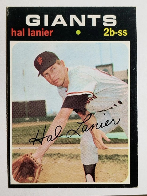 1971 Topps #181 Hal Lanier (VGEX)