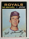 1971 Topps #187 Ted Abernathy (VGEX)