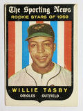 1959 Topps #143 Willie Tasby RS RC (VG)