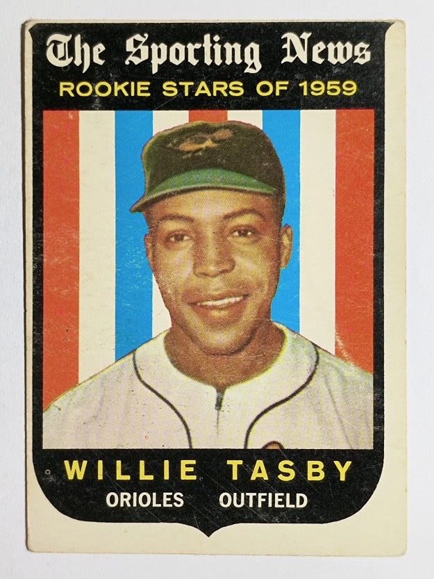 1959 Topps #143 Willie Tasby RS RC (VG)