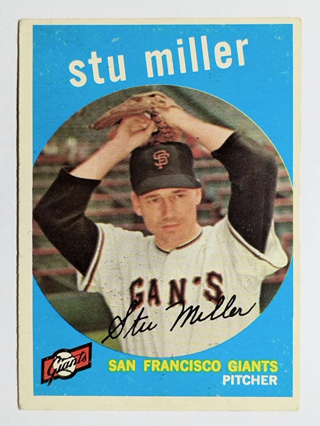 1959 Topps #183 Stu Miller (VGEX)