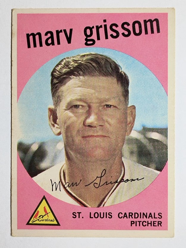 1959 Topps #243 Marv Grissom (VGEX)