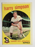 1959 Topps #333 Harry Simpson (VG)