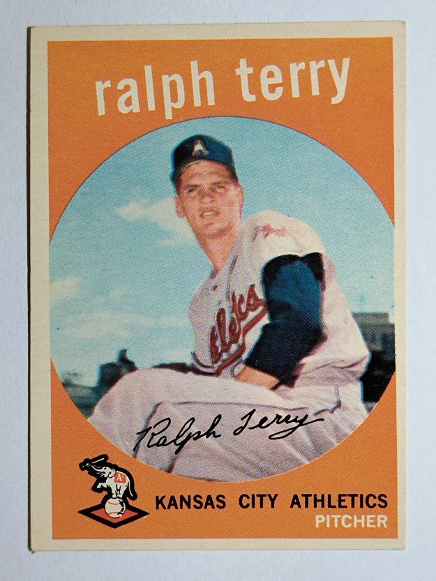 1959 Topps #358 Ralph Terry (EX)