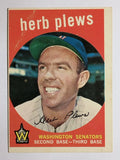 1959 Topps #373 Herb Plews (VG)