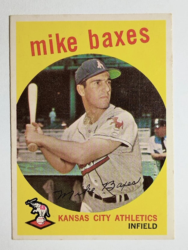 1959 Topps #381 Mike Baxes (VGEX)