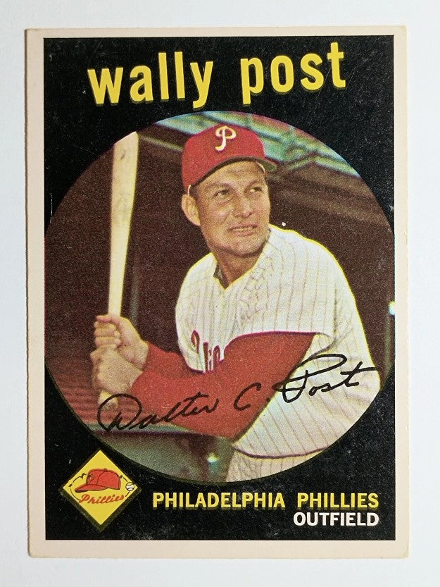 1959 Topps #398 Wally Post (EX)