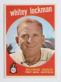 1959 Topps #411 Whitey Lockman (EX)