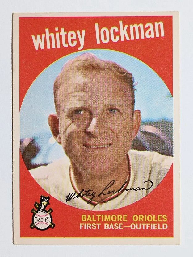 1959 Topps #411 Whitey Lockman (EX)