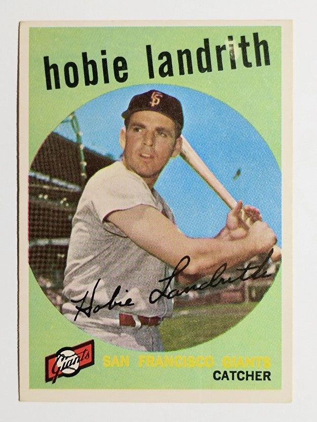 1959 Topps #422 Hobie Landrith (VG)
