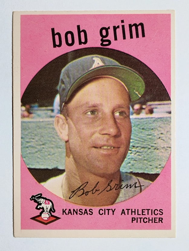 1959 Topps #423 Bob Grim (EX)