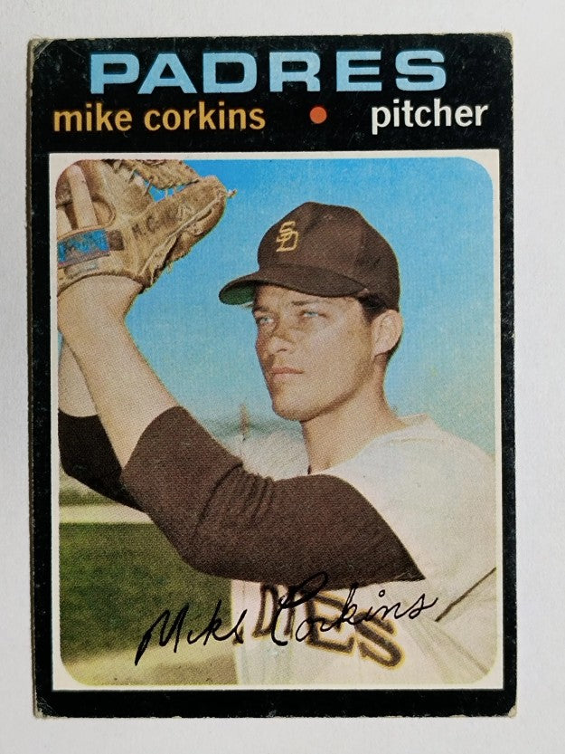 1971 Topps #179 Mike Corkins (VG)