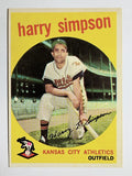 1959 Topps #333 Harry Simpson (VG)