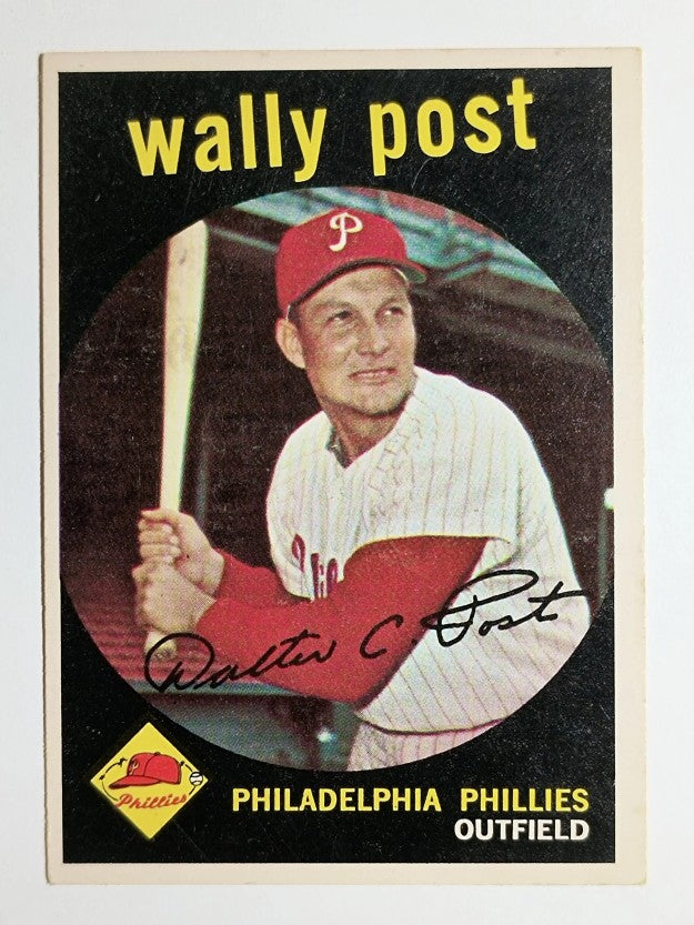 1959 Topps #398 Wally Post (EX)