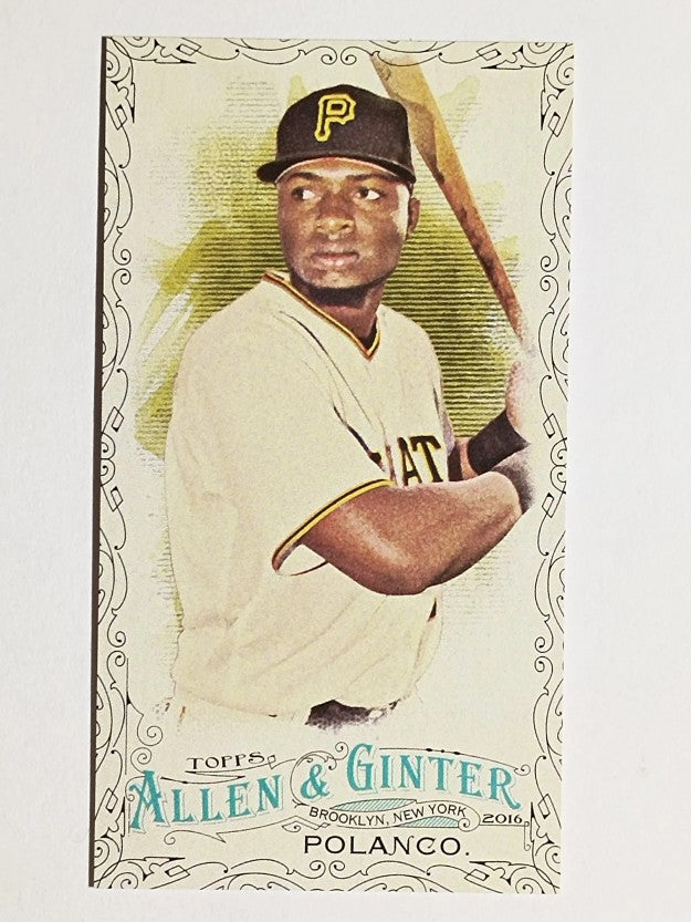 2016 Topps Allen and Ginter Mini Black #130 Gregory Polanco