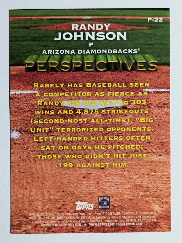 2016 Topps Perspectives #P22 Randy Johnson