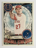 2019 Topps Allen and Ginter Baseball Star Signs #BSS15 Mike Trout