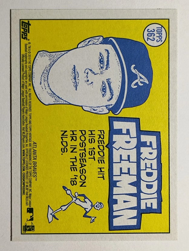 2019 Topps Heritage #362 Freddie Freeman AS