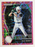 2021 Panini Prizm Draft Picks Prizms Pink Velocity #25 Max Muncy
