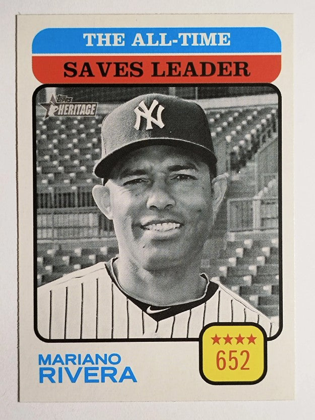 2022 Topps Heritage #474 Mariano Rivera SP