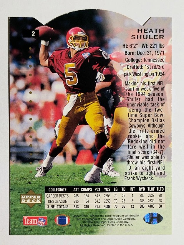 1994 SP Die Cuts #2 Heath Shuler