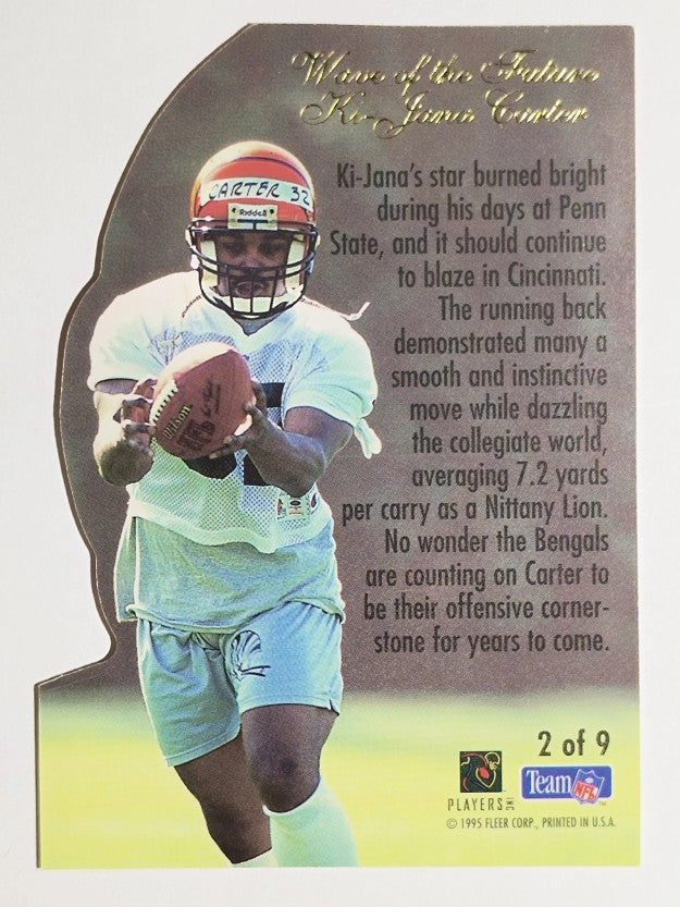 1995 Flair Wave of the Future #2 Ki-Jana Carter
