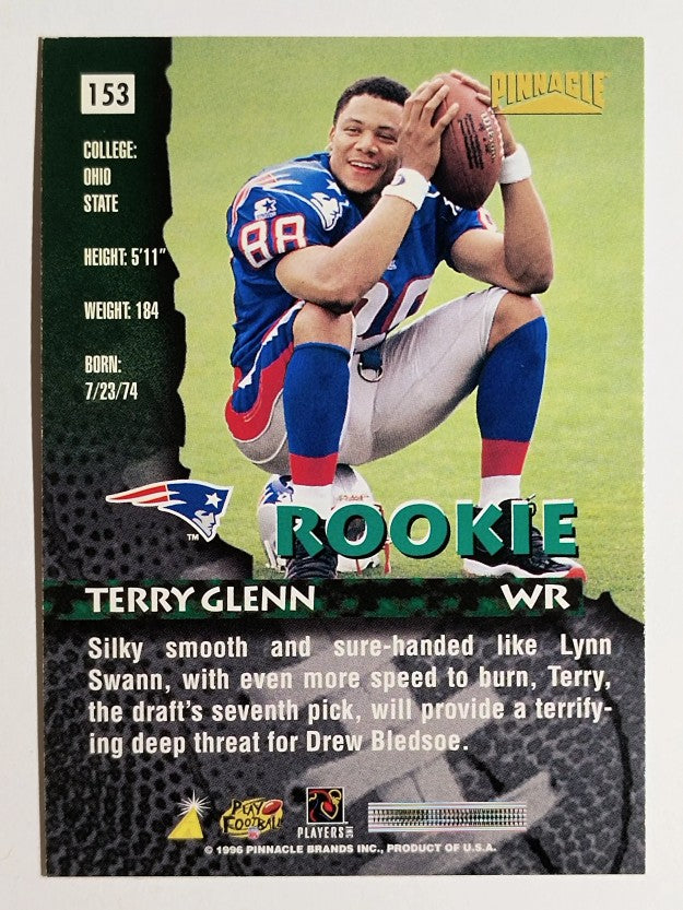 1996 Pinnacle Foil #153 Terry Glenn