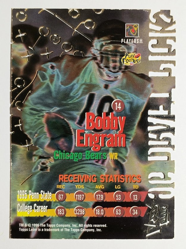 1996 Topps Laser Draft Picks #14 Bobby Engram