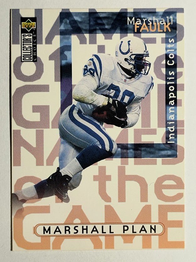 1997 Collector's Choice #58 Marshall Faulk NG