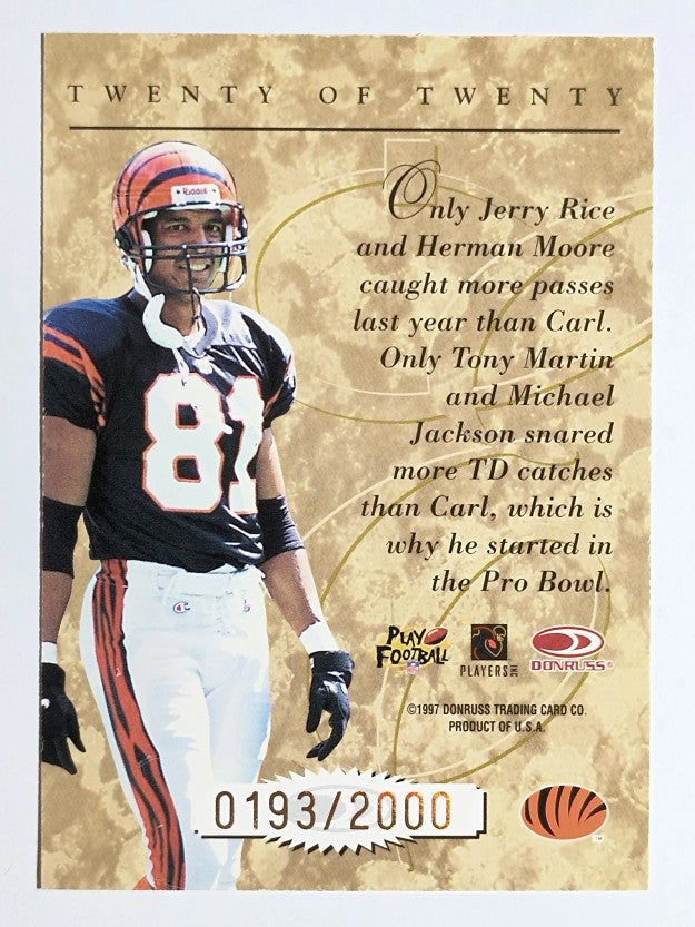 1997 Donruss Elite Gold #20 Carl Pickens