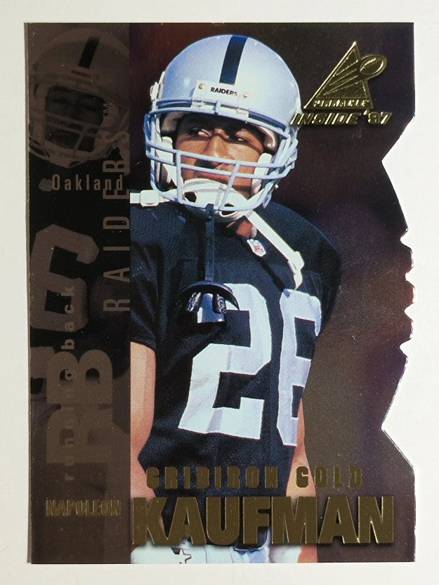 1997 Pinnacle Inside Gridiron Gold #86 Napoleon Kaufman