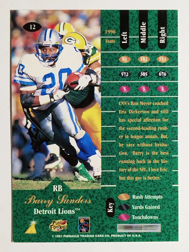 1997 Zenith #12 Barry Sanders