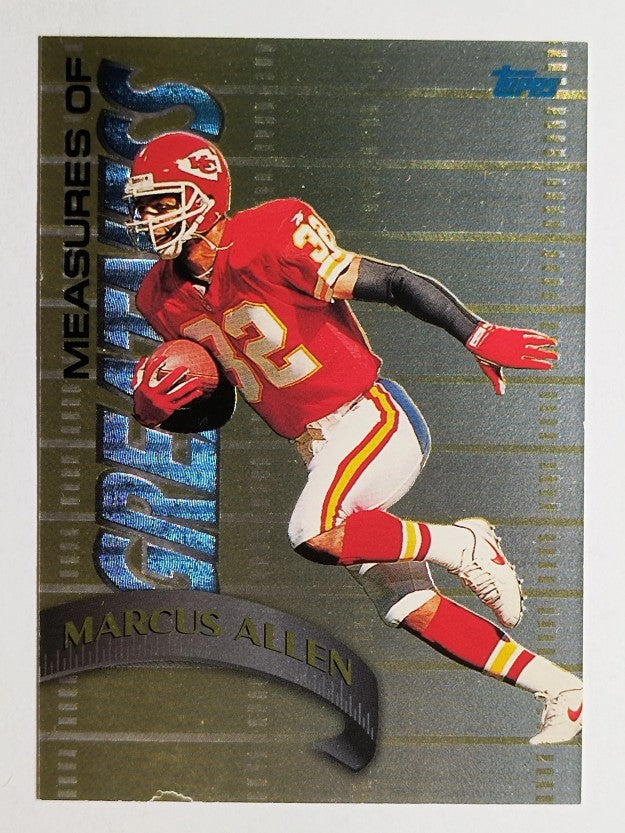 1998 Topps Measures of Greatness #MG2 Marcus Allen