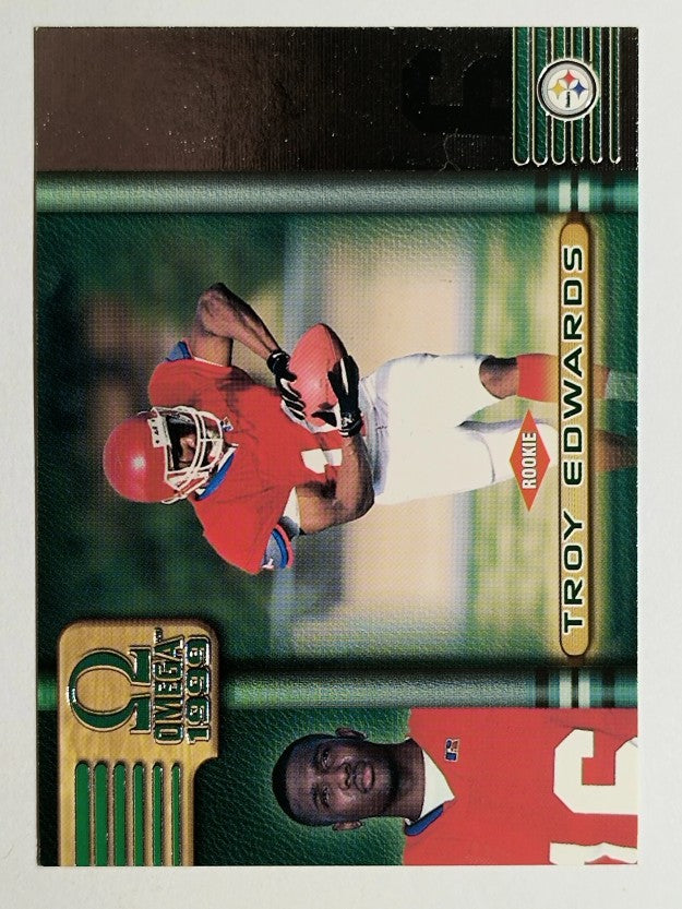 1999 Pacific Omega #187 Troy Edwards RC