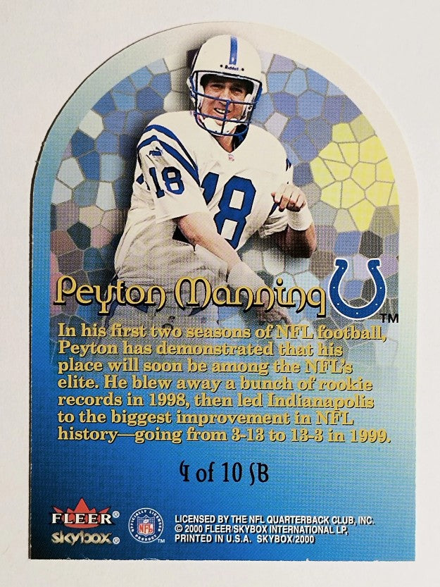 2000 SkyBox Sunday's Best #4 Peyton Manning