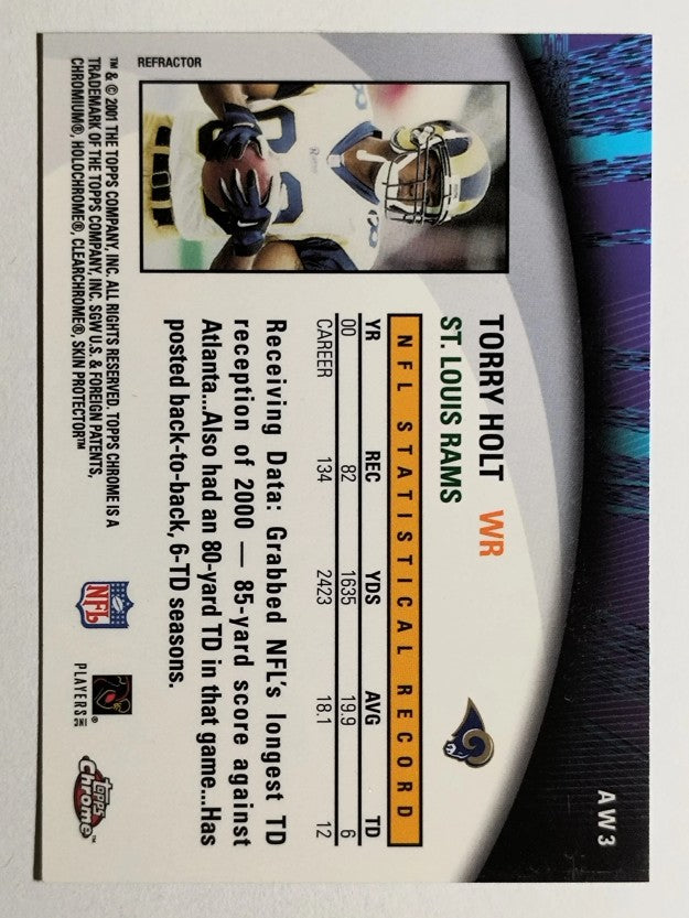 2001 Topps Chrome Own the Game #AW3 Torry Holt