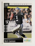 2003 Score Scorecard #102 Rich Gannon