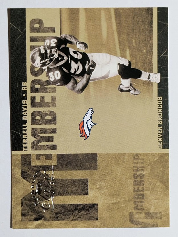 2005 Donruss Classics Membership Silver #MS28 Terrell Davis