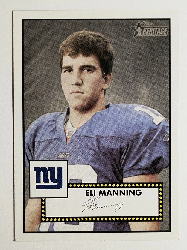 2006 Topps Heritage Black Backs #56 Eli Manning
