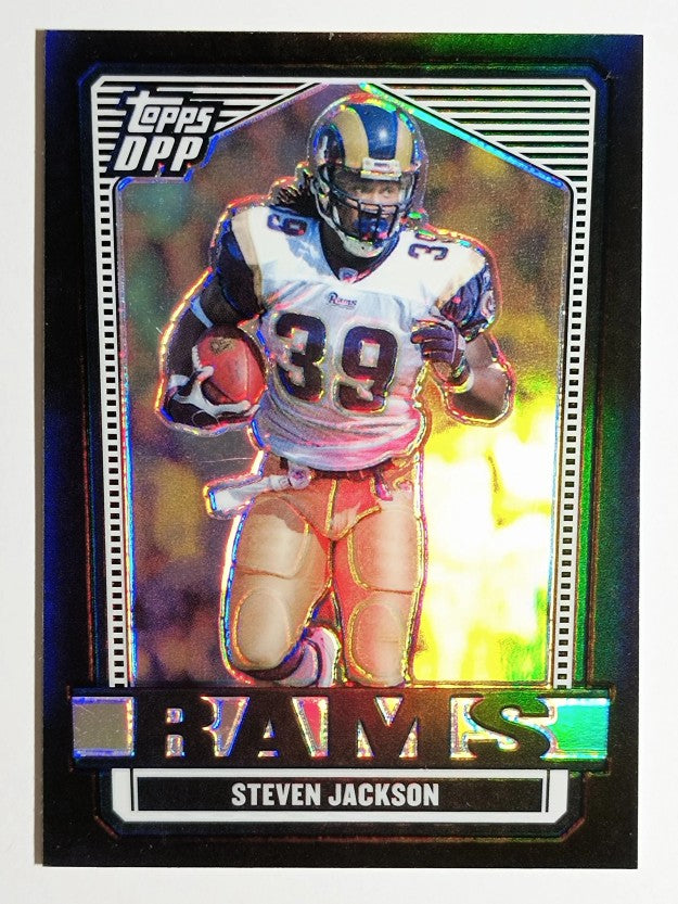 2007 Topps Draft Picks and Prospects Chrome Black Refractors #44 Steven Jackson