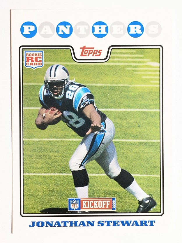 2008 Topps Kickoff #180 Jonathan Stewart RC