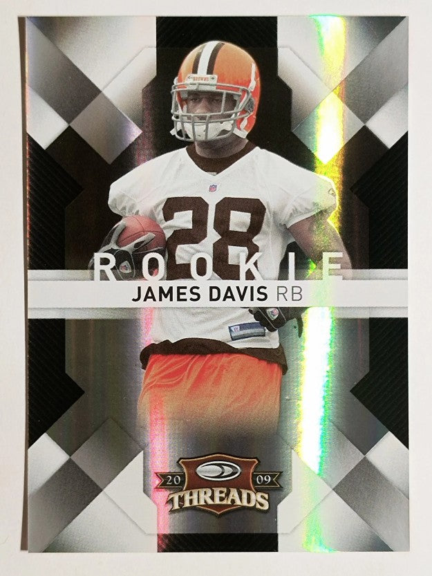 2009 Donruss Threads Silver Holofoil #147 James Davis