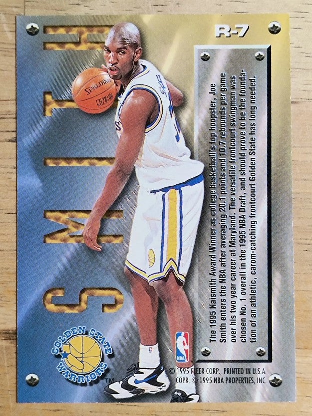1995-96 Metal Rookie Roll Call #R7 Joe Smith